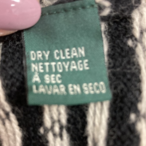 Vintage Ralph Lauren Lambswool  90s RL Nordic Zip Up Cardigan Size S Petite - Picture 5 of 6